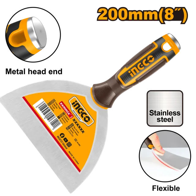 ШПАКЛА 200mm НЕРЃОСУВАЧКИ ЧЕЛИК INGCO HPUT08200