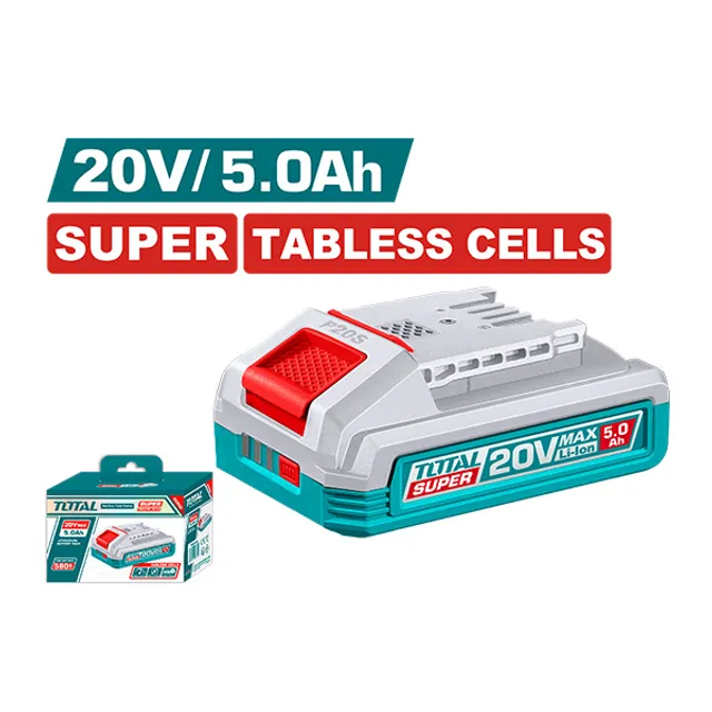 БАТЕРИЈА TOTAL 20V 5.0Ah TABLESS TFBLI2125