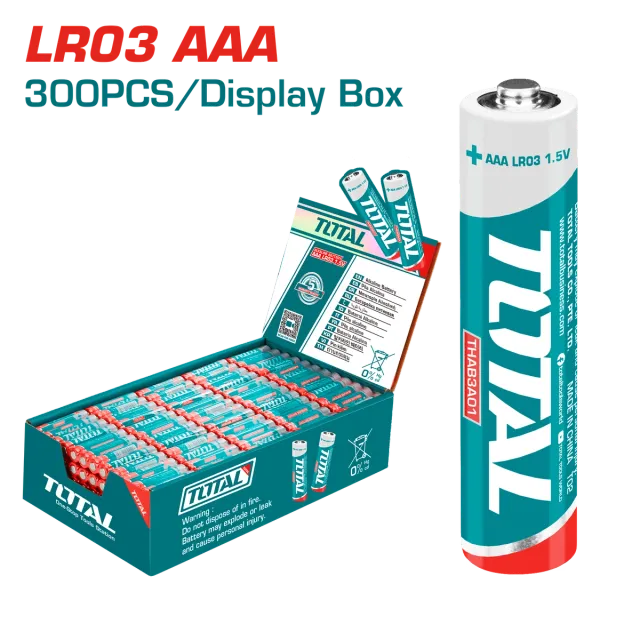БАТЕРИИ 1.5V ААА TOTAL THAB3A01
