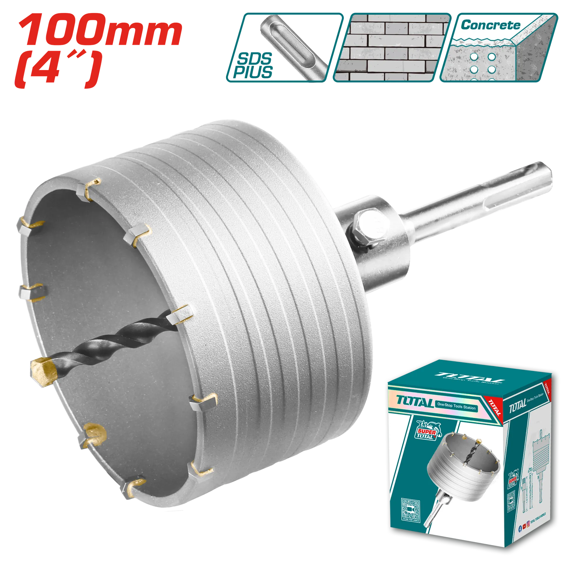 Kurorë për beton TOTAL 100mm TAC431001