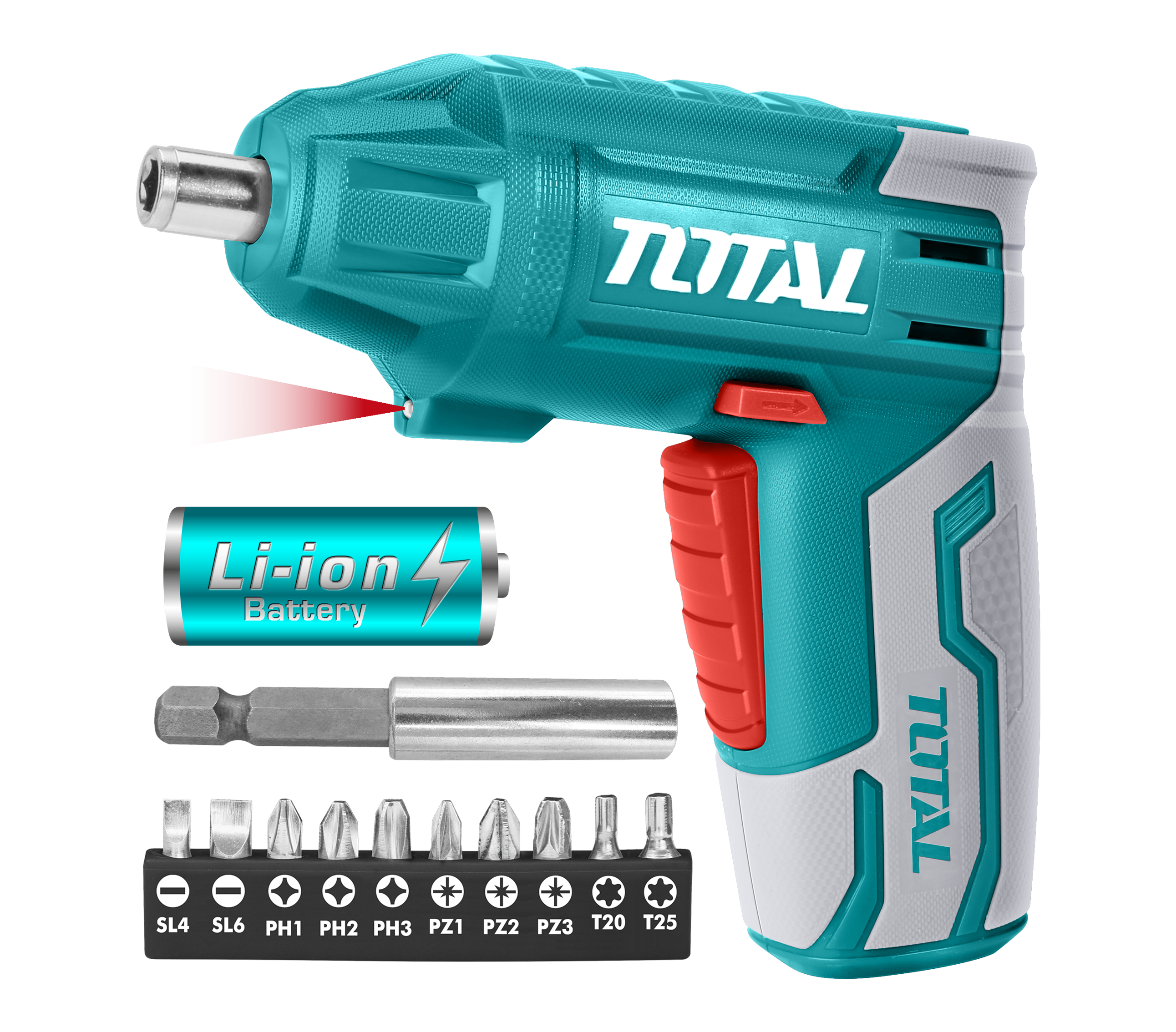 МИНИ ШТРАФИЛИЦА 4V ВГРАДЕНА БАТЕРИЈА TOTAL TSDLI0401