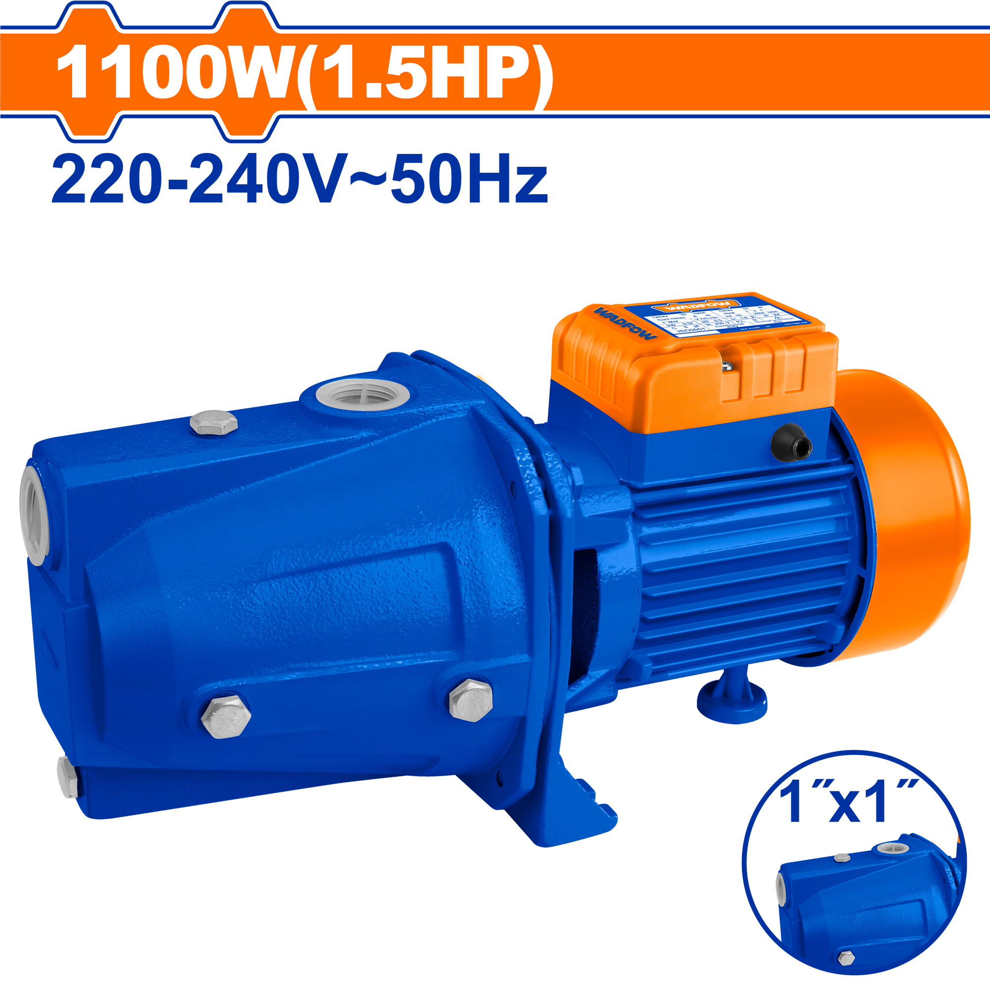 ВАКУУМ ПУМПА ЗА ВОДА 1.1kw WADFOW WWPJA04