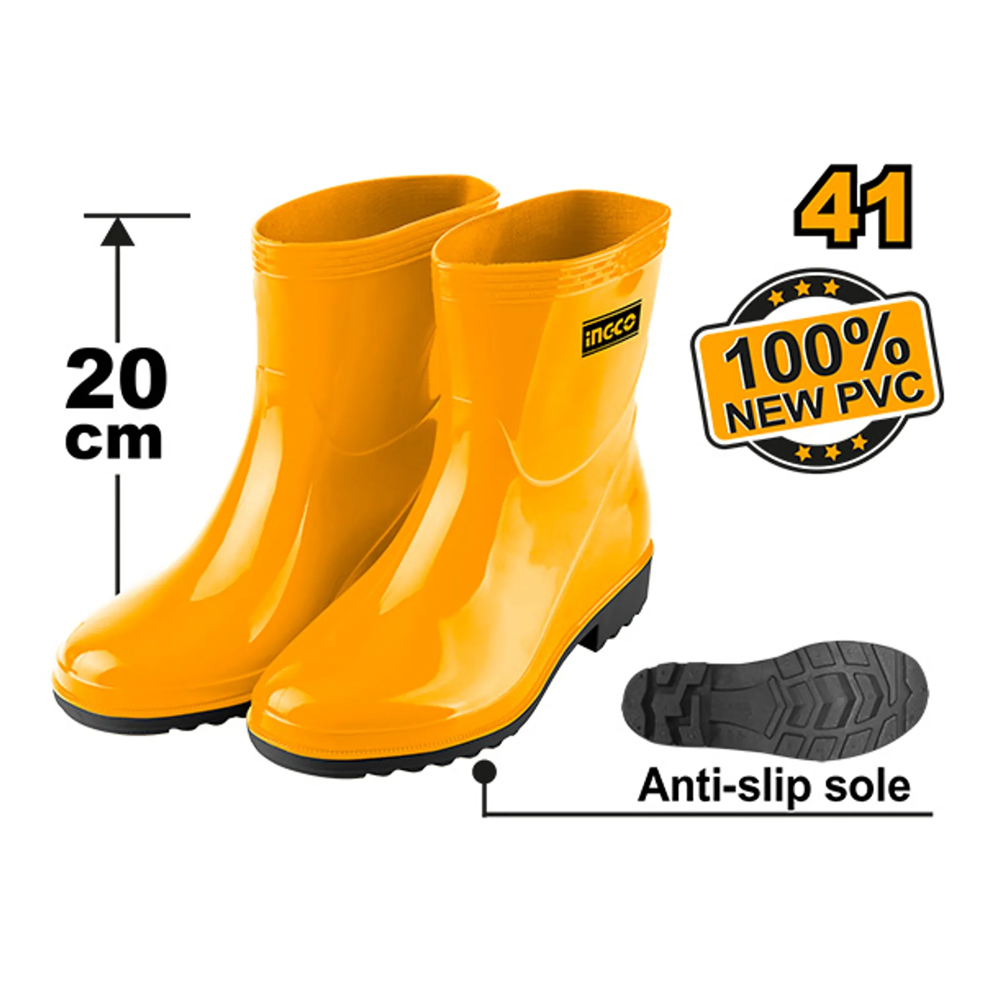Çizme INGCO të shkurta 41 – SSH102L.41