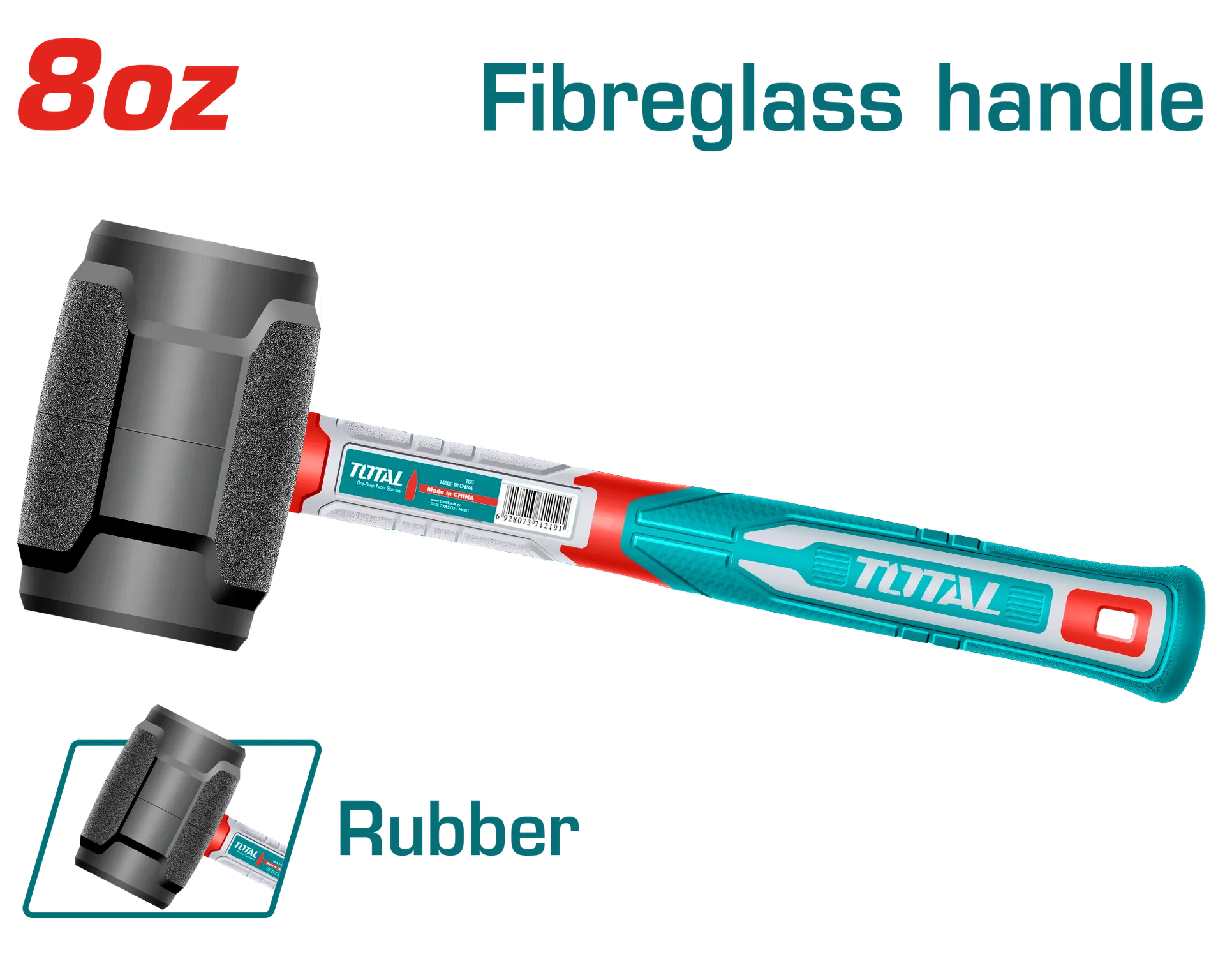 Çekiç gome i zi PRO 220GR TOTAL THRUH6808