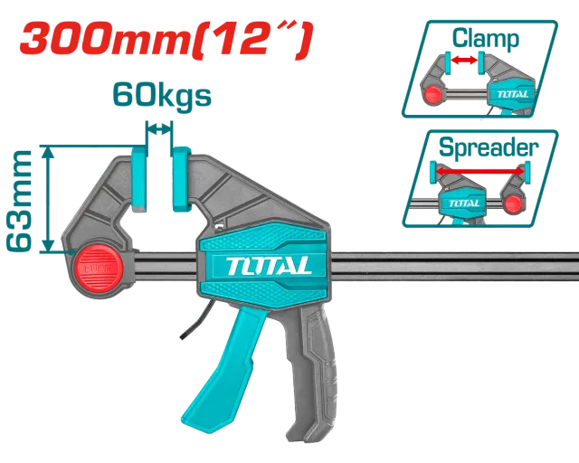 БРЗА СТОЛАРСКА СТЕГА 300mm 60Kg TOTAL THT1340602