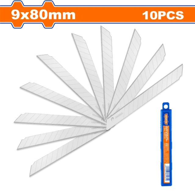 Комплет од 10 сечива за скалпер 9x80mm WADFOW WMK1K09
