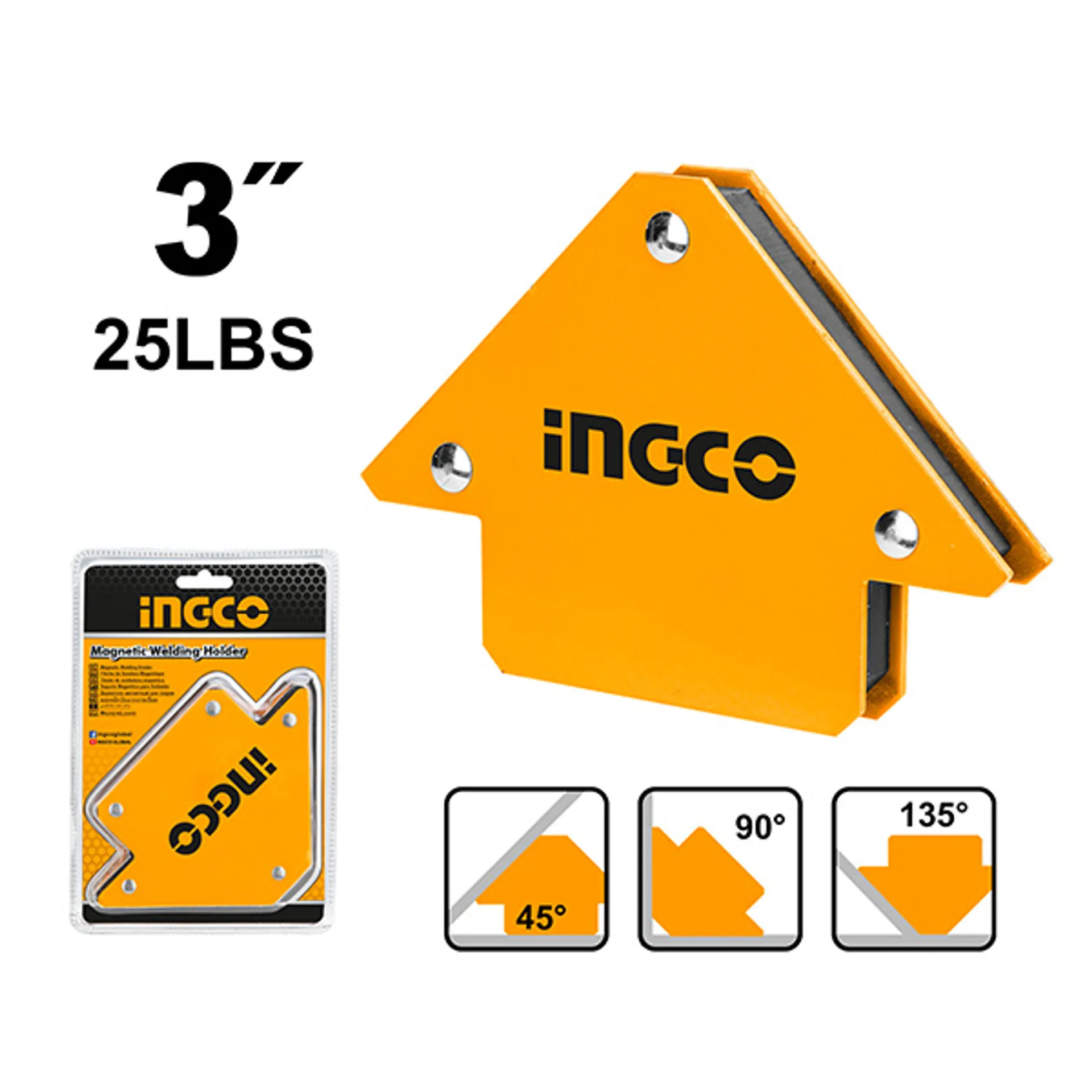 Magnet këndor për saldim për saldim 25 INGCO AMWH25032/1