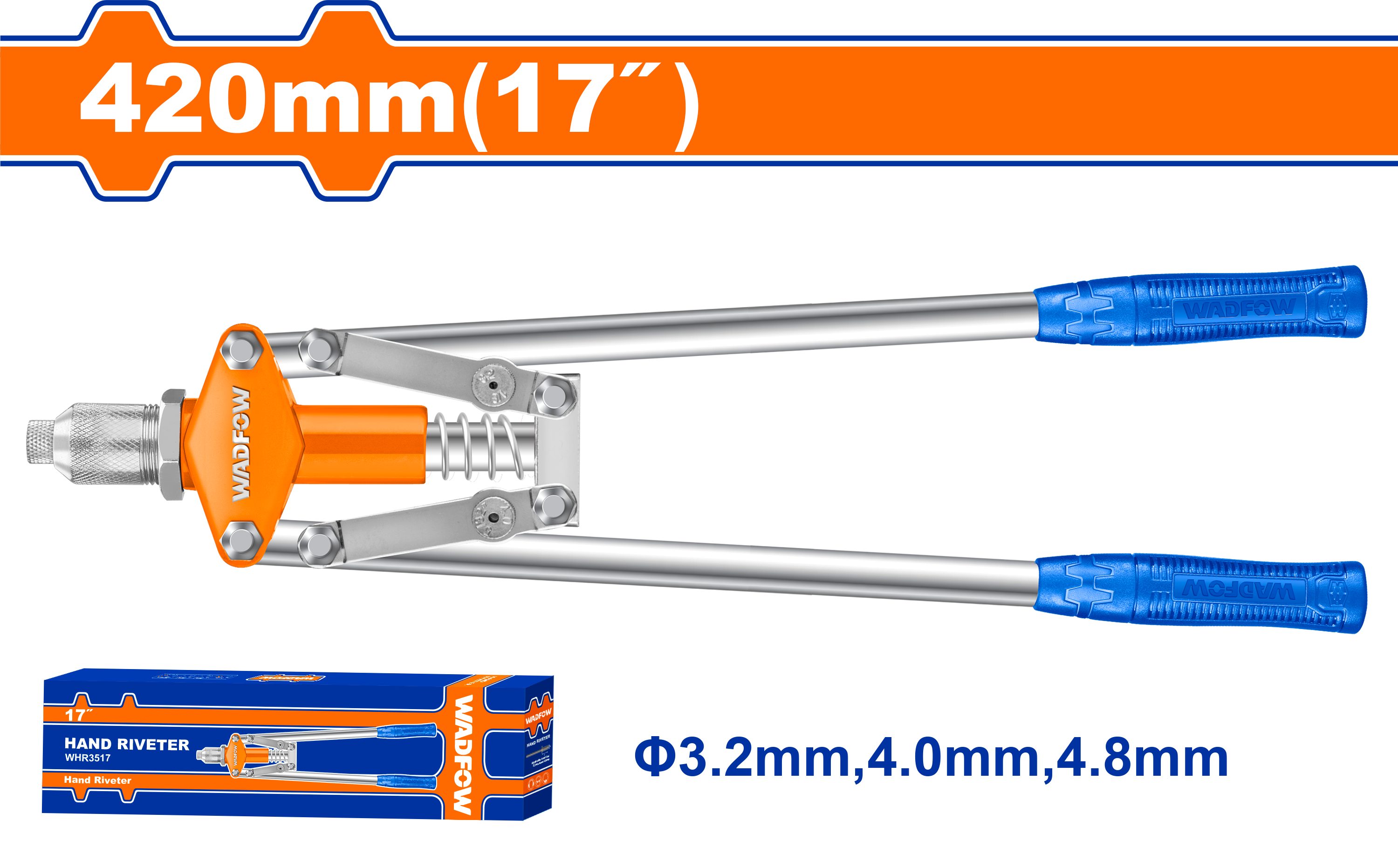 Kleshta për nita pop 420mm WADFOW WHR3517
