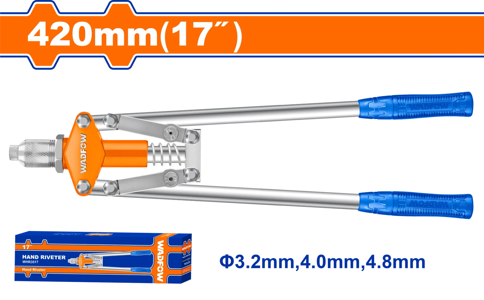 Kleshta për nita pop 420mm WADFOW WHR3517