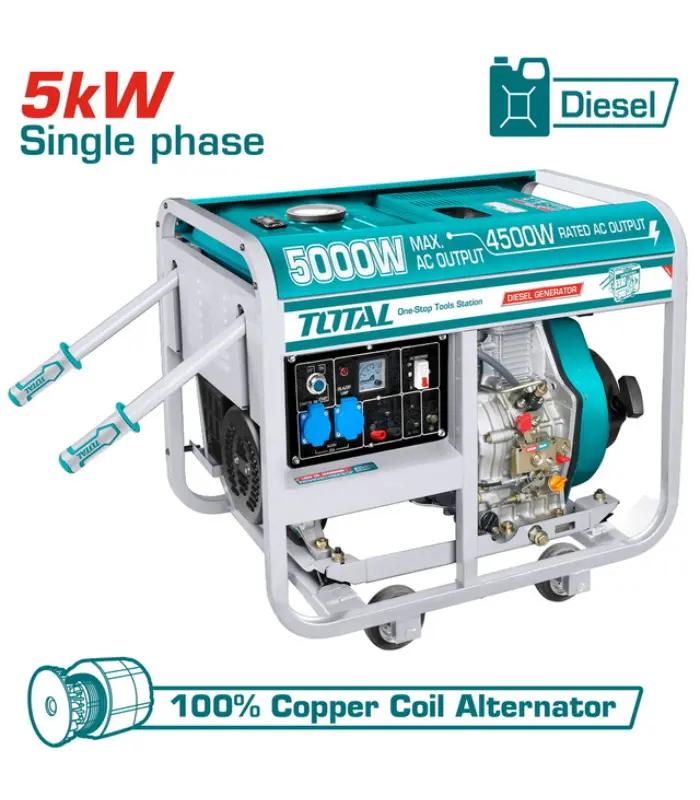 Agregat TOTAL Naftë 5000W TP450001/3