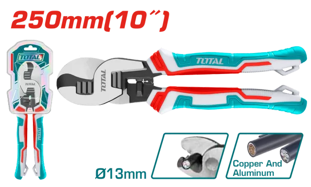КЛЕШТА ЗА СЕЧЕЊЕ КАБЕЛ TOTAL 10″ 250mm THT115102