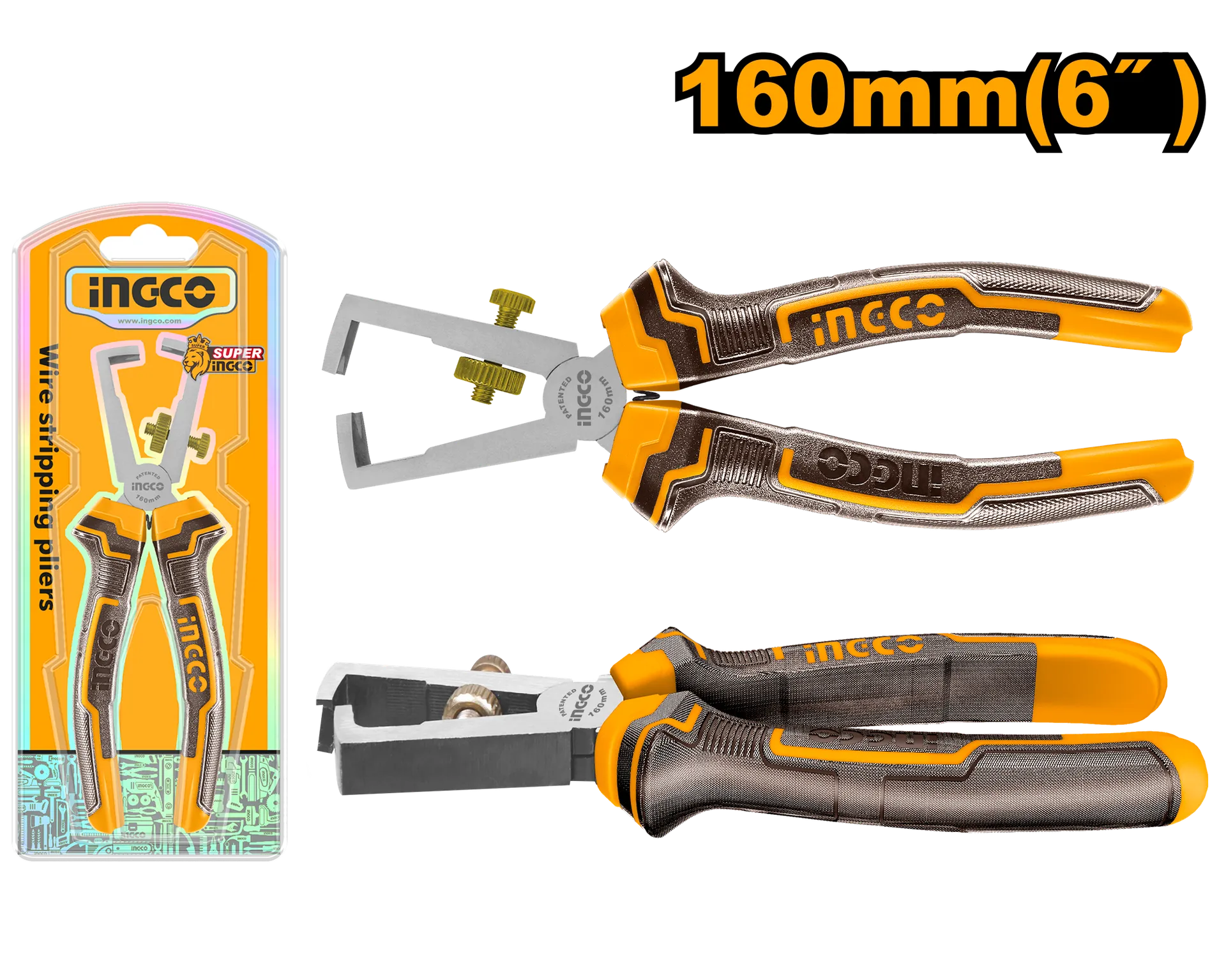 КЛЕШТА ЗА ОГОЛУВАЊЕ КАБЕЛ INGCO 160 HWSP08168