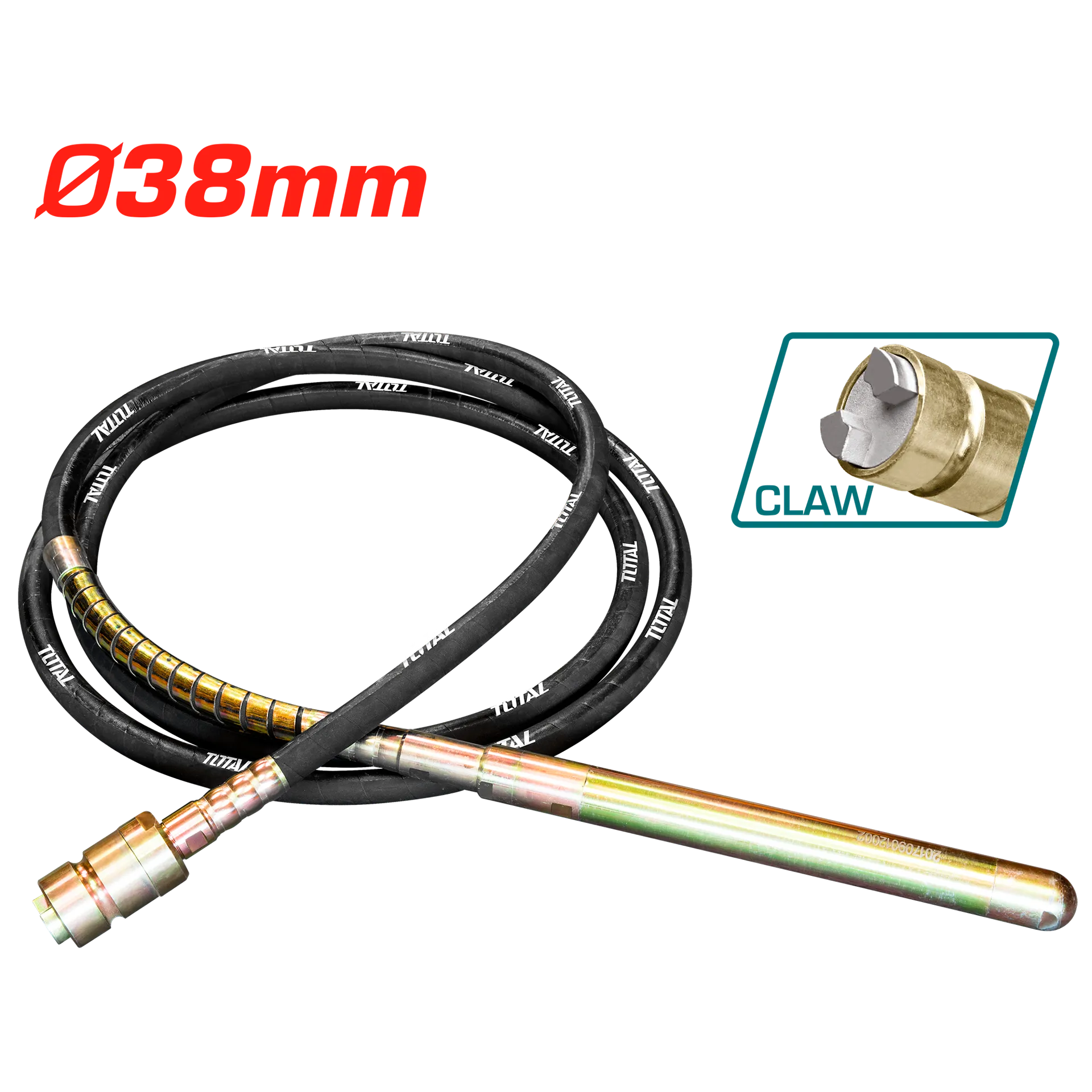 Përçe për vibrator betoni F38 TOTAL TPVP1381