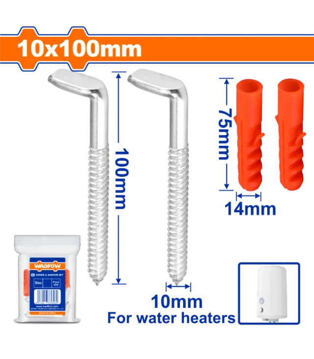 ШТРАФ И ТИПЛИ ЗА БОЈЛЕР СЕТ 10x100mm WADFOW WXTW933