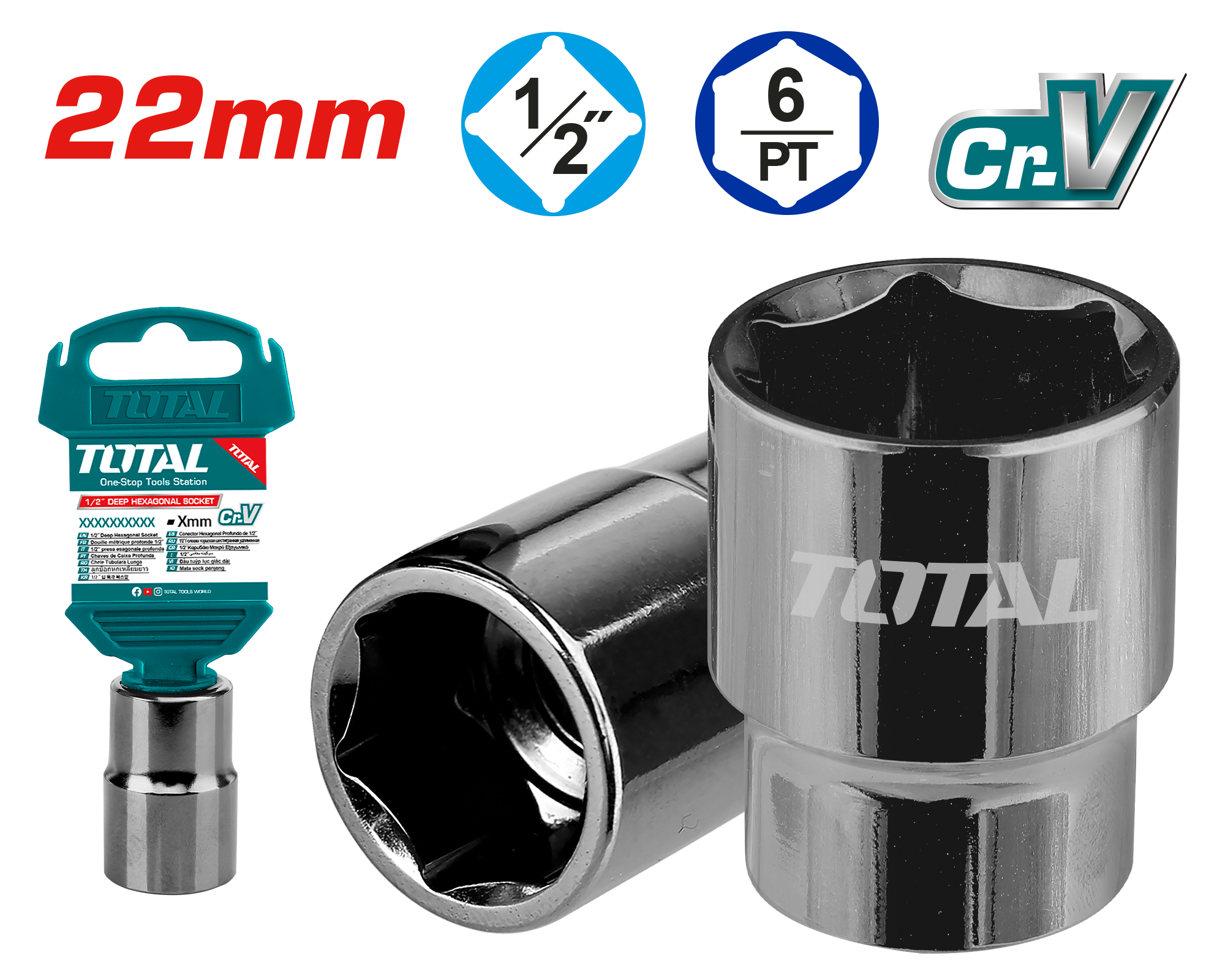 Çelës rregullues TOTAL 22mm – THTST12221