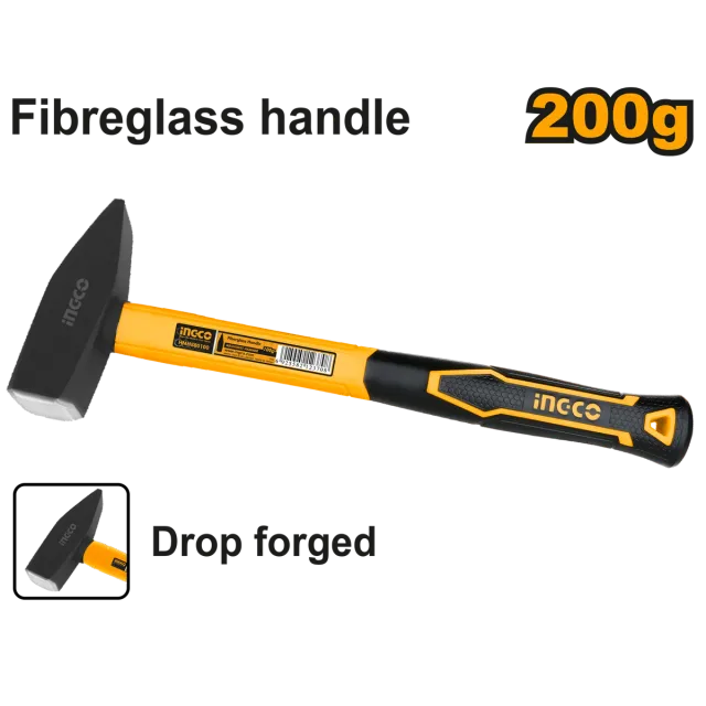 Çekiç fiberglas dorezë INGCO 200GR HMH880200