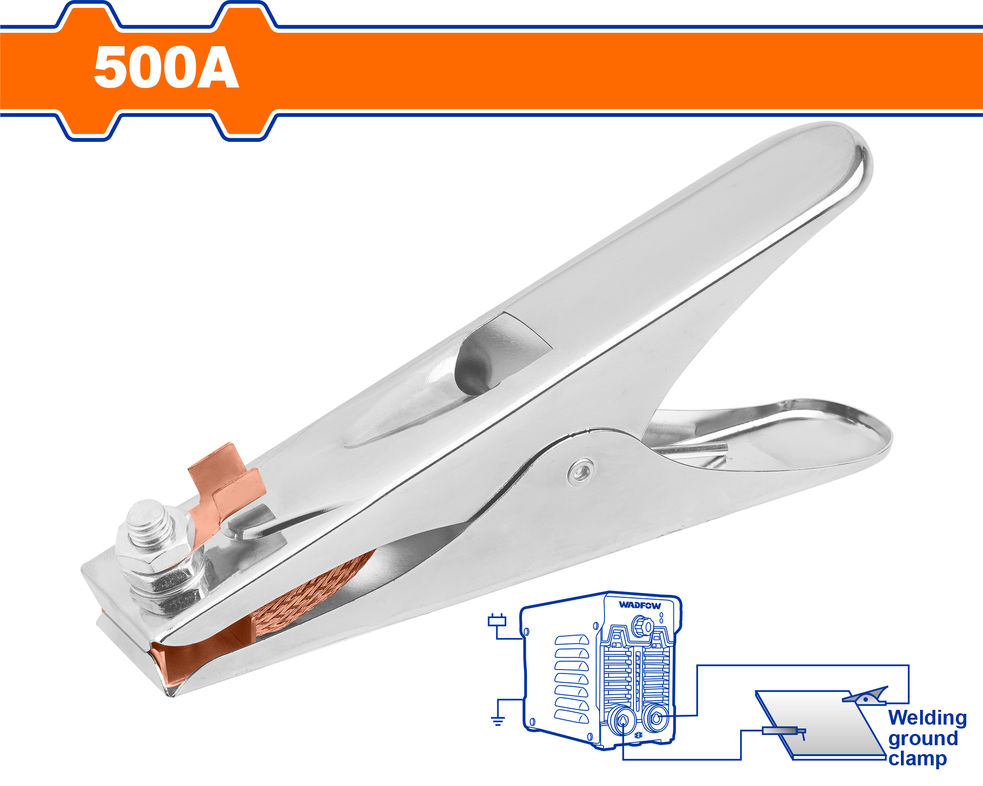 Klampa për tryezën e saldimit 500A WADFOW WEH9A05
