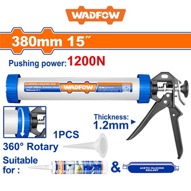 ПИШТОЛ ЗА ФУГА 380mm WADFOW WCG5315