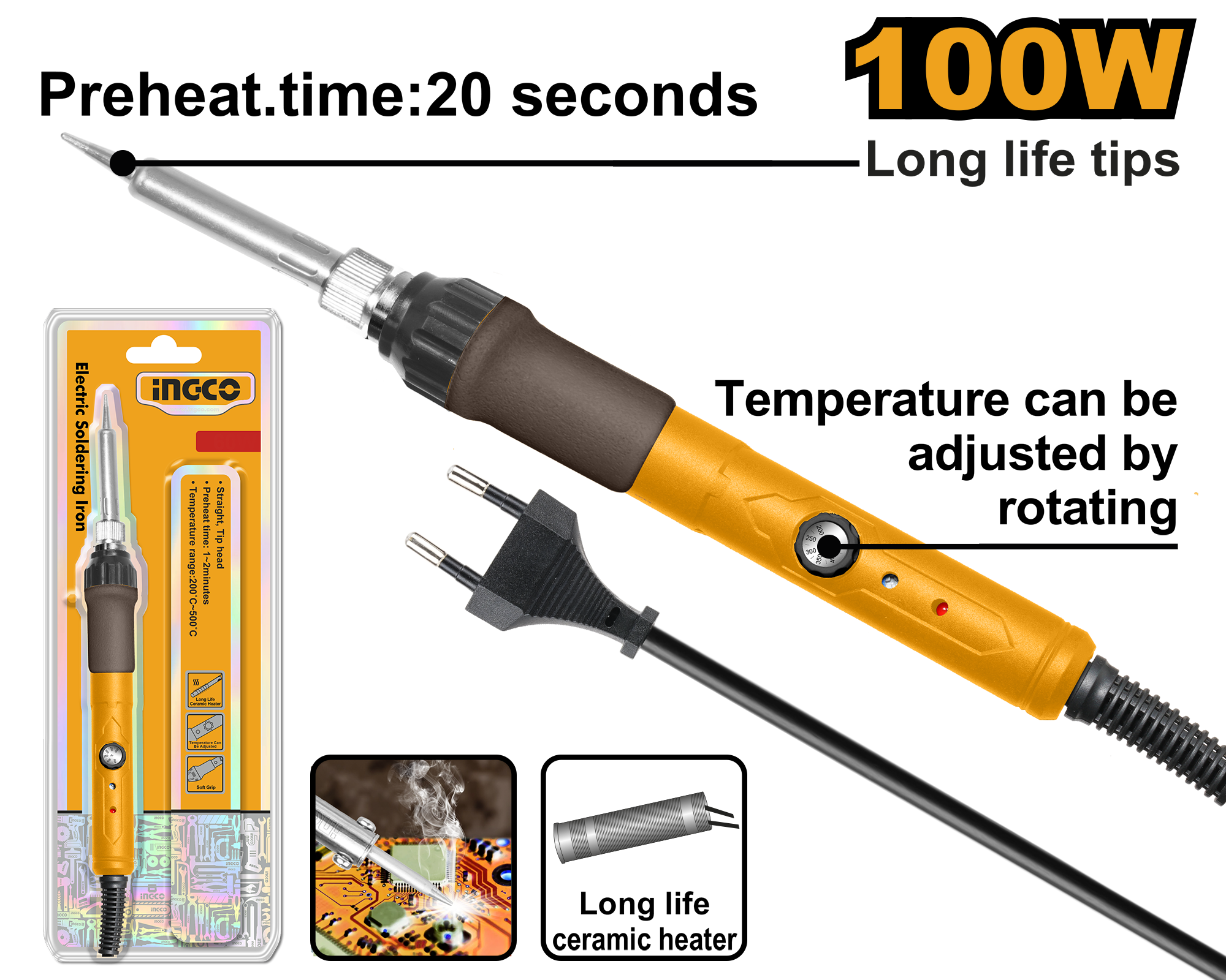 Lidhese saldim INGCO 100W SI0110831
