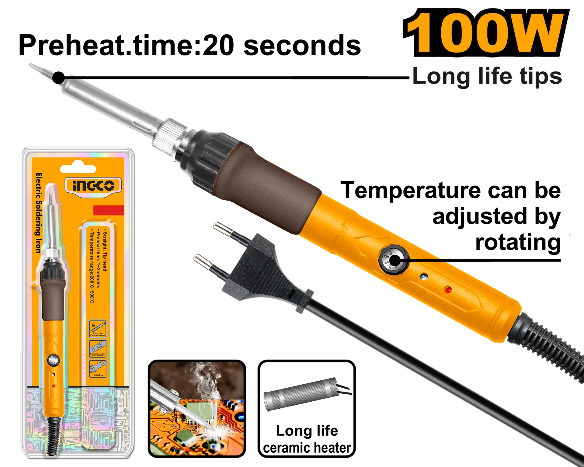 ЛЕТКУМ ЛЕМИЛИЦА INGCO 100W SI0110831