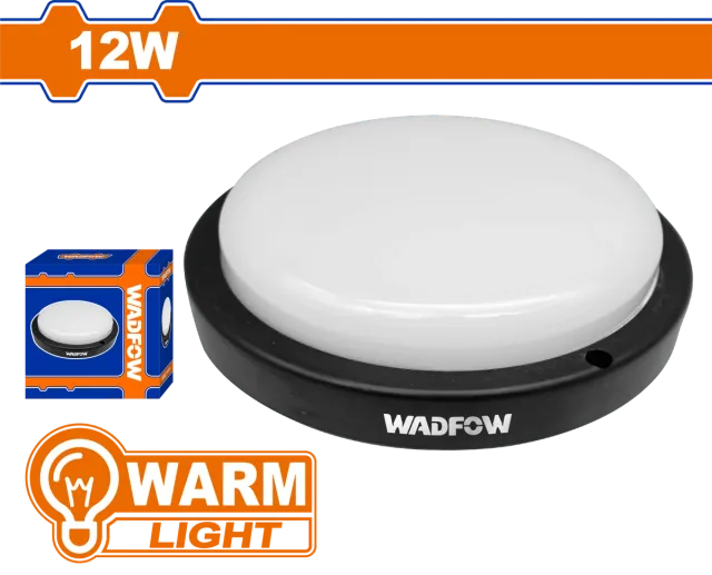 Llamba tavoline LED 12W e zezë rrethore – 6500K WADFOW WDN751221