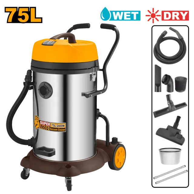 Правосмукалка 2400W (75L) INGCO VC24751