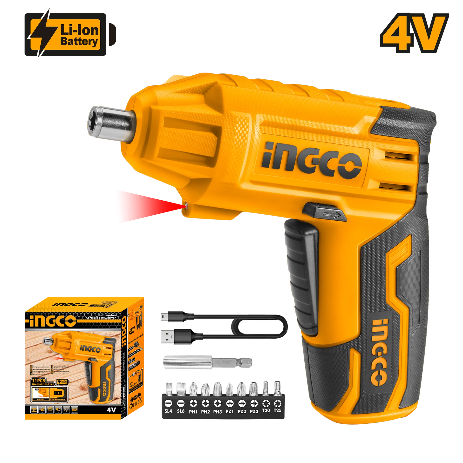 Mini trapanushe 4V INGCO CSDLI0401