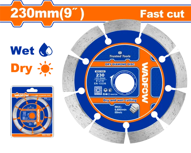 ДИЈАМАНТСКИ ДИСК 230mm Fast Cut WADFOW WDC1K05