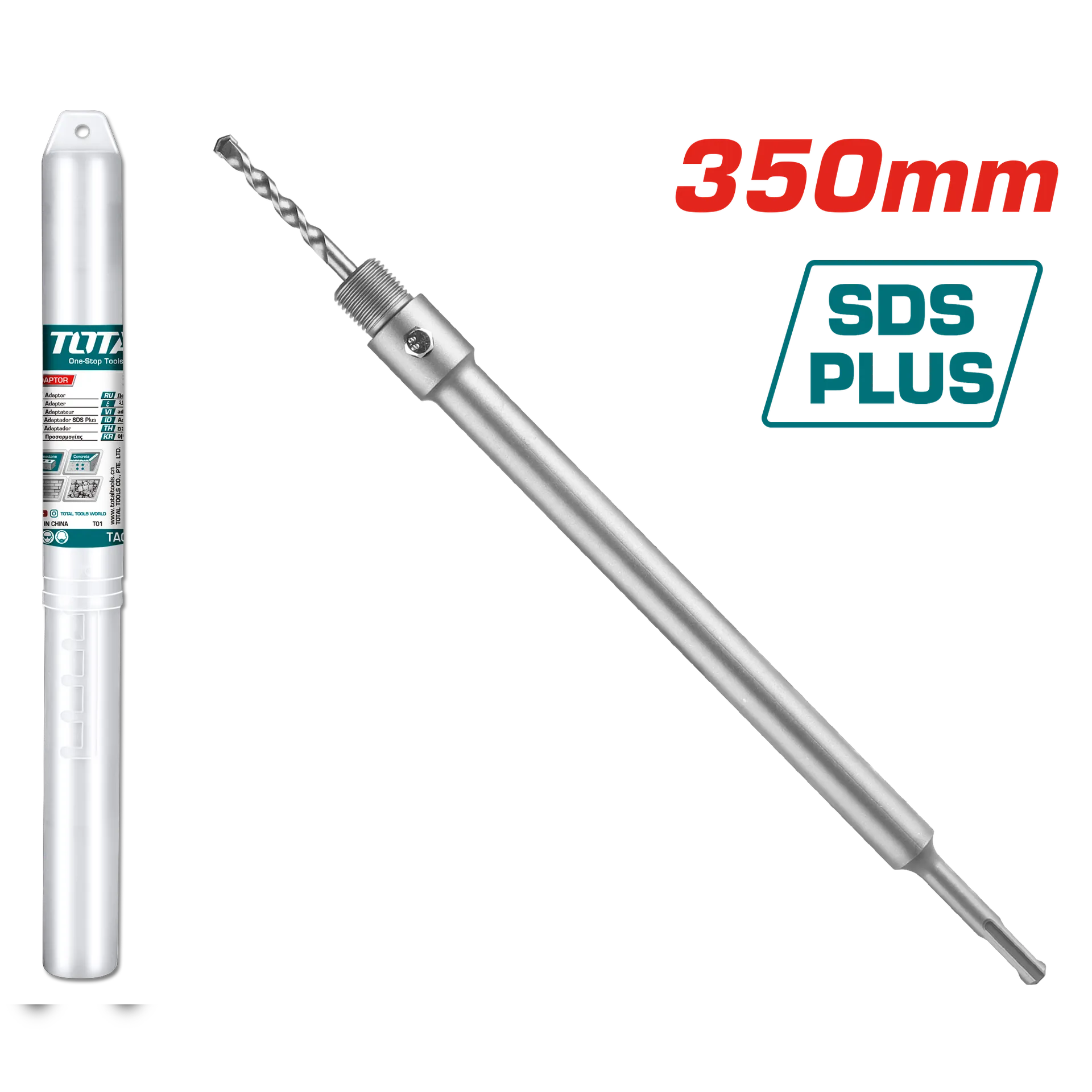 Mbajtës kurone SDS+ 350mm – 8×110 TOTAL TAC43A13501