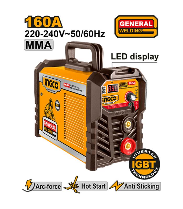 Aparat inverter për saldim INGCO 160A ING-mmA16028