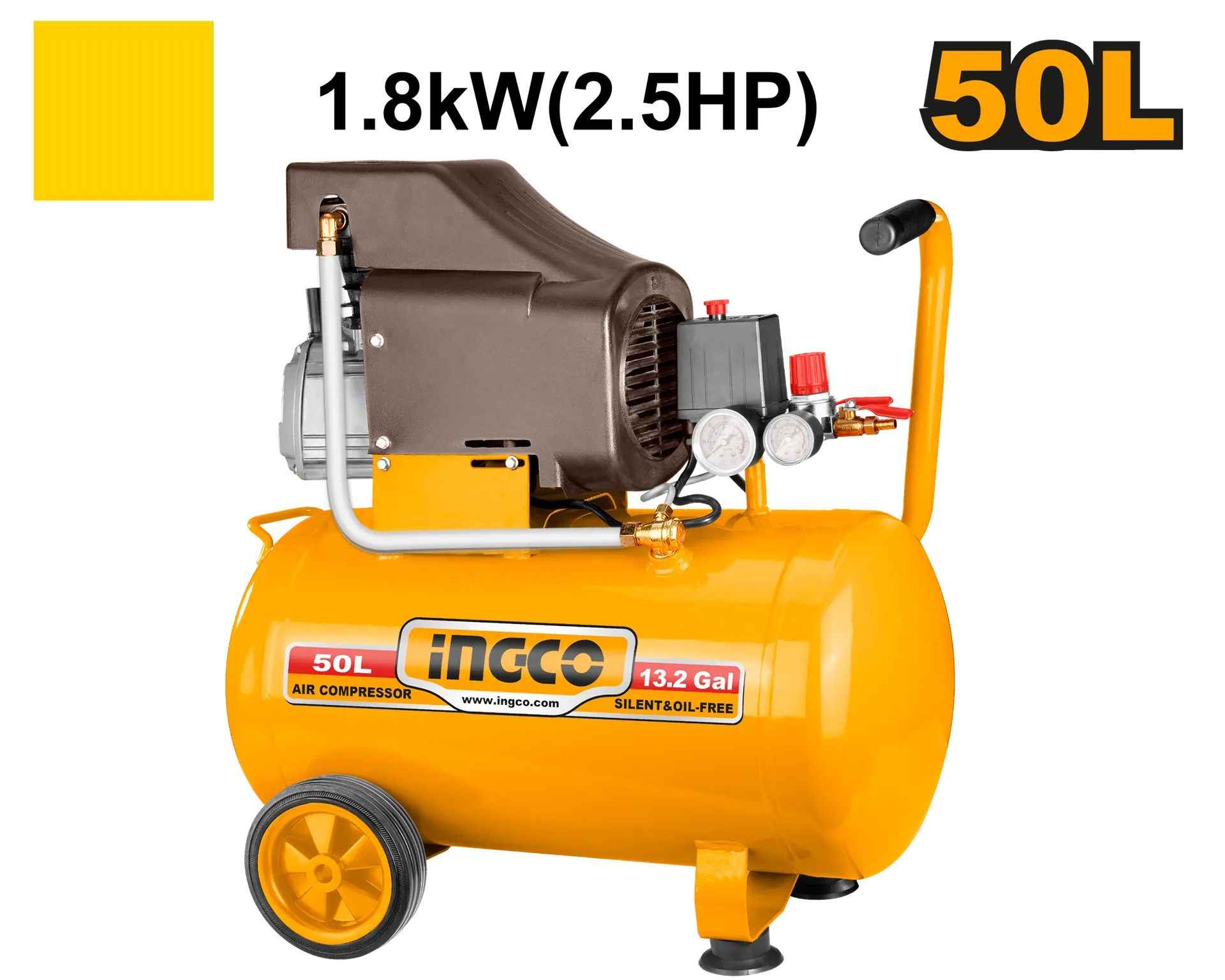 Kompressor vaji 50L 1.8KW INGCO AC255016