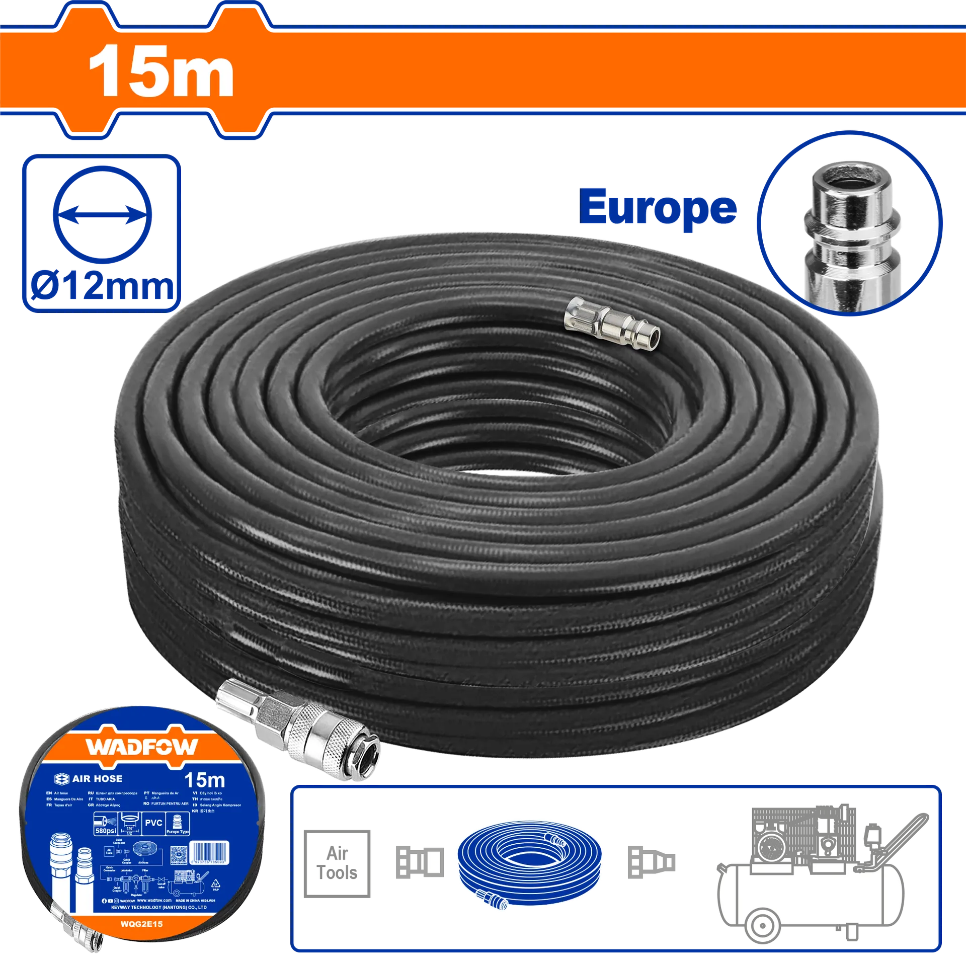 Zorra për kompresor industrial 15M WADFOW - WQG2E15