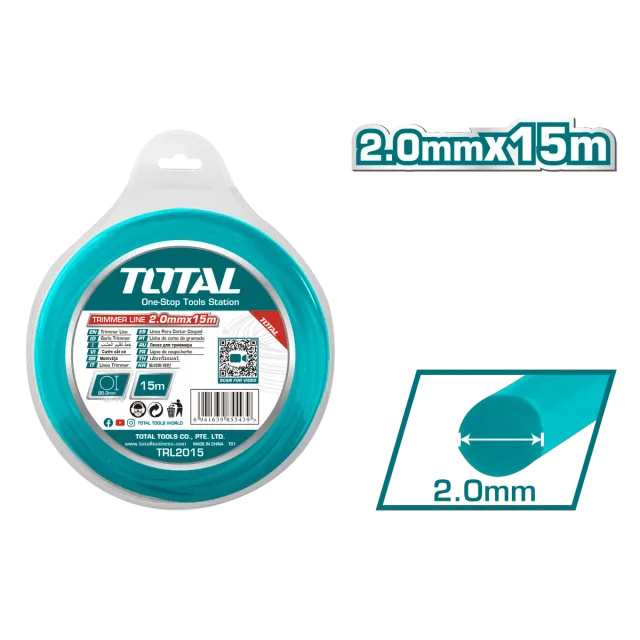 КОНЕЦ ЗА ТРИМЕР TOTAL 2mm*15M – TRL2015