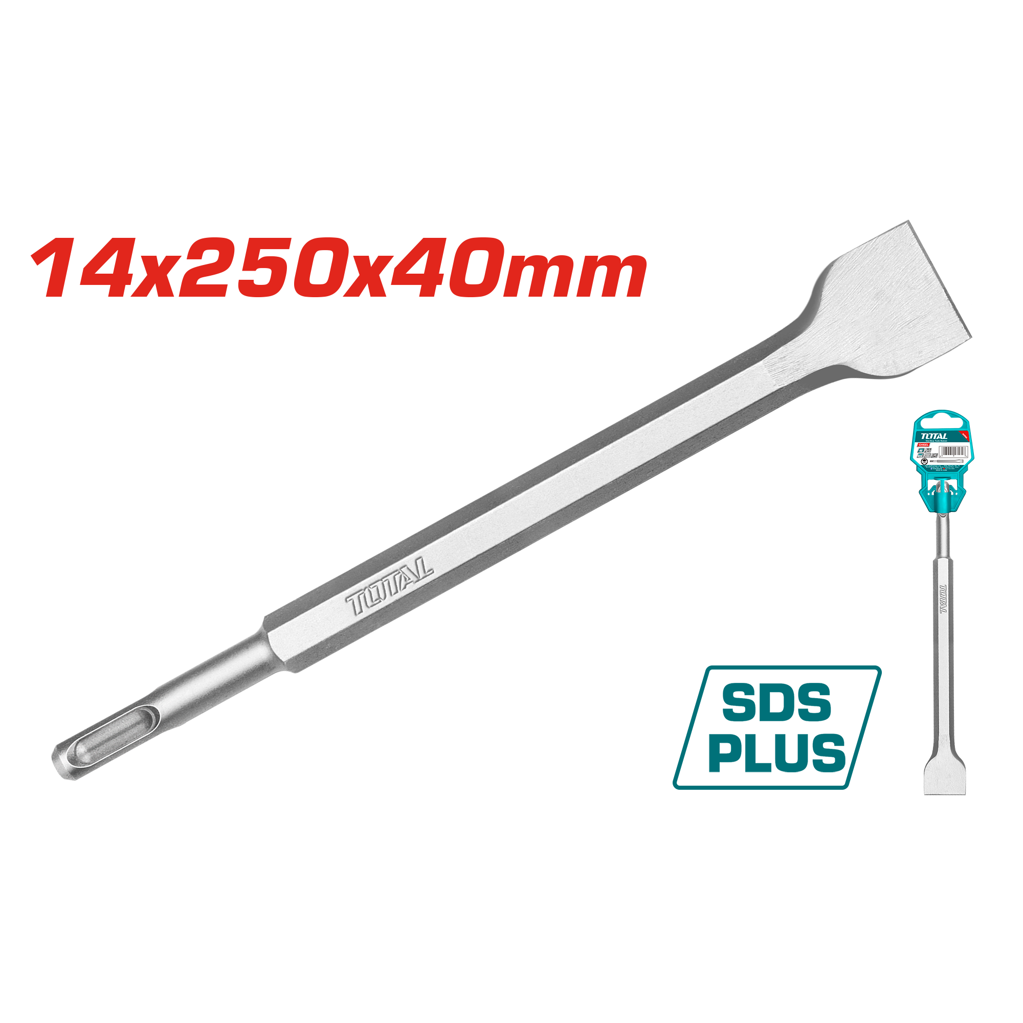 Çekiç SDS+ i gjerë TOTAL TAC15121412