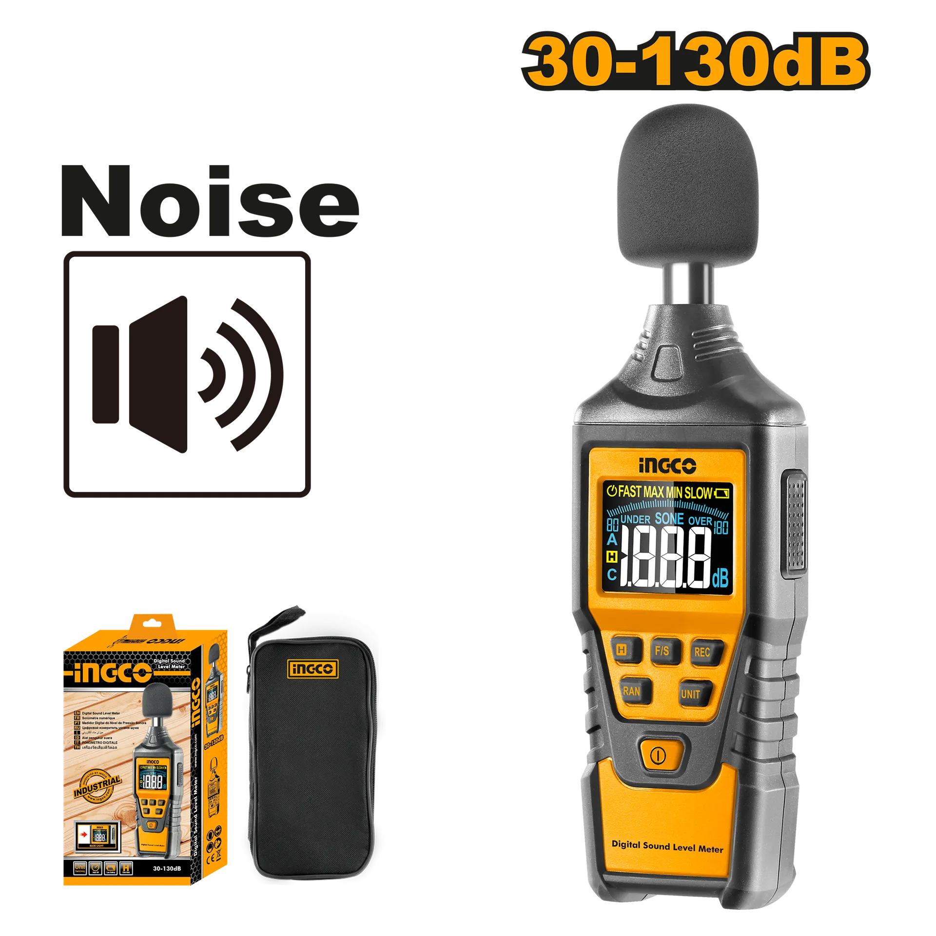ЗВУК МЕТАР 50DB INGCO HETSL01