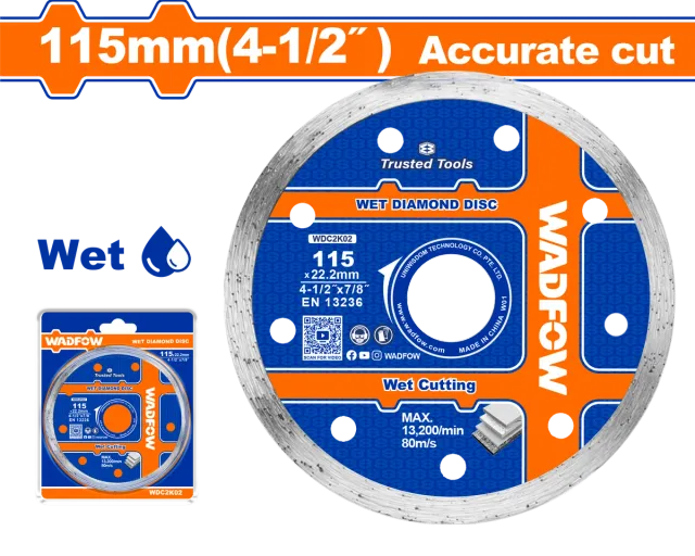ДИЈАМАНТСКИ ДИСК 115mm ACCURATE CUT WADFOW WDC2K02