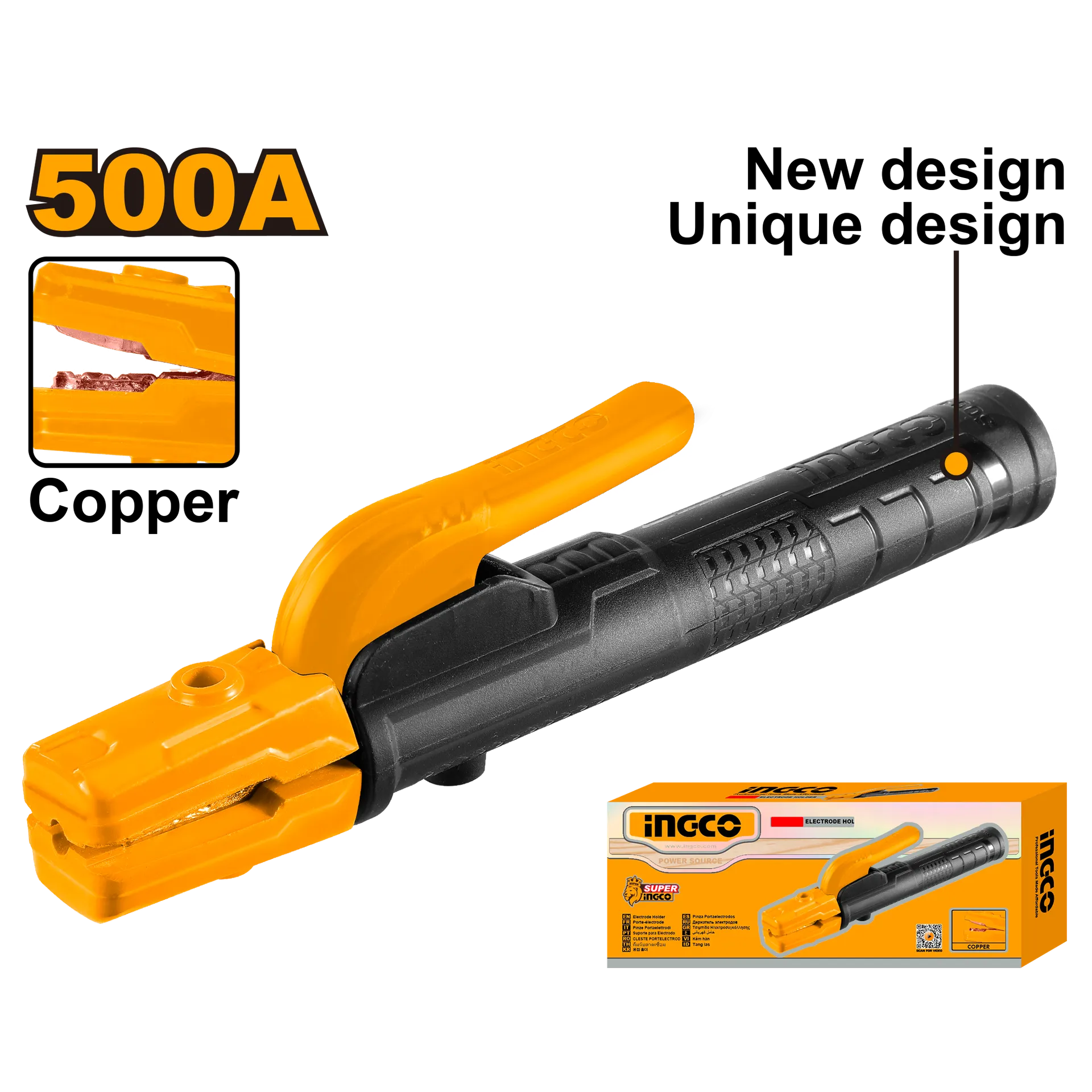 Mbajtëse për elektrodë INGCO 500A WAH5008