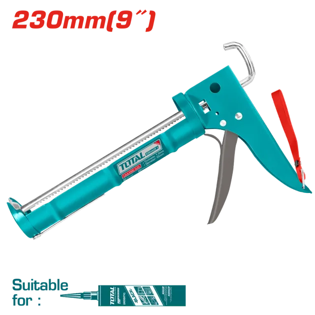 Pistol për silikone TOTAL 9″ 230mm THT20409