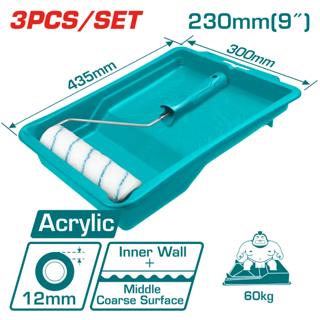 Ваљак 230mm + КАДИЧКА TOTAL THT81122301