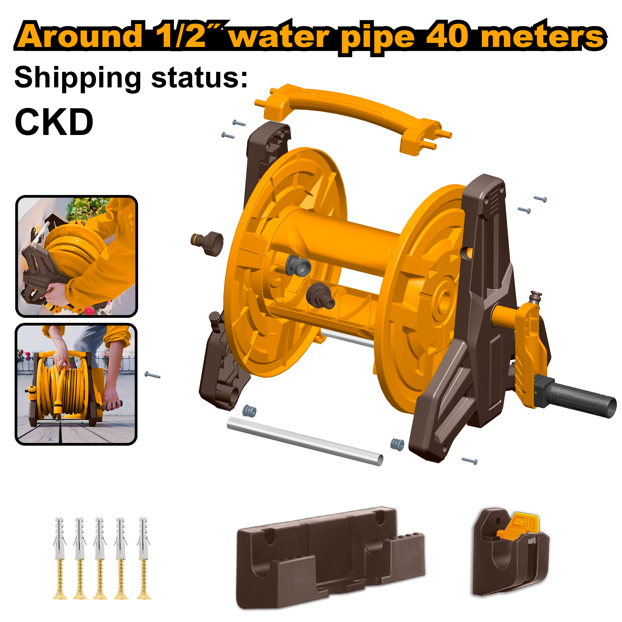 Motuese e pamontueshme INGCO për tubin 1/2" 40M – HHR40121
