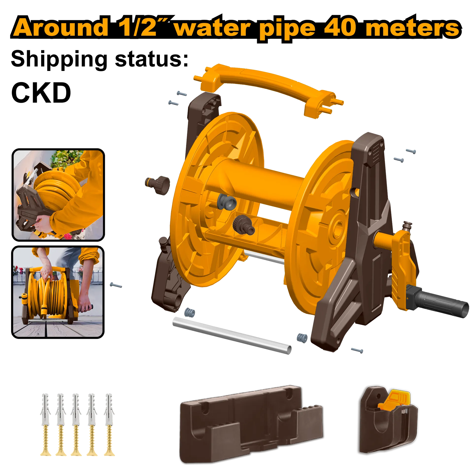 Motuese e pamontueshme INGCO për tubin 1/2" 40M – HHR40121