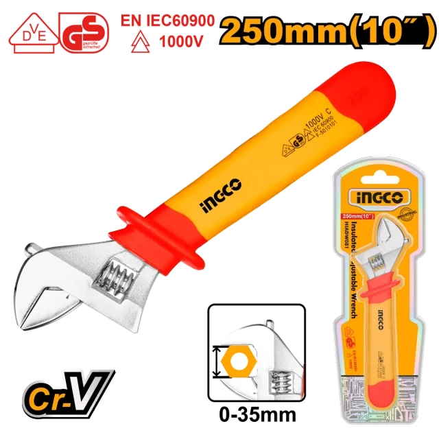 Çelës frëngjisht elektricianësh 250mm (0-35mm) INGCO HIADW101