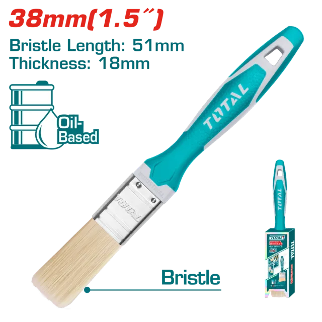 ЧЕТКИ ЗА ФАРБАЊЕ 38mm ГУМЕНА РАЧКА TOTAL THT84156