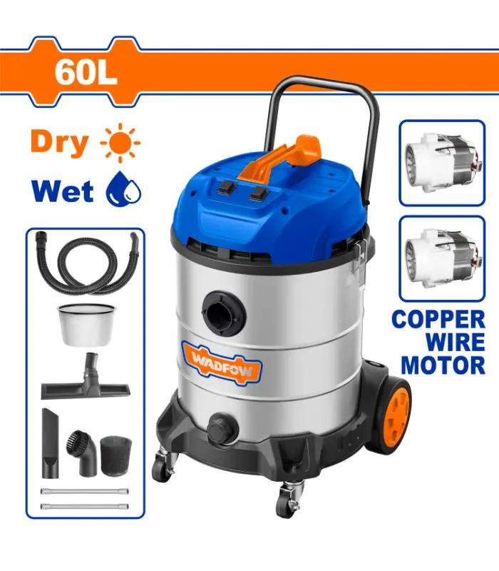Aspirator profesional 2x1200W 60L WADFOW WVR5A60
