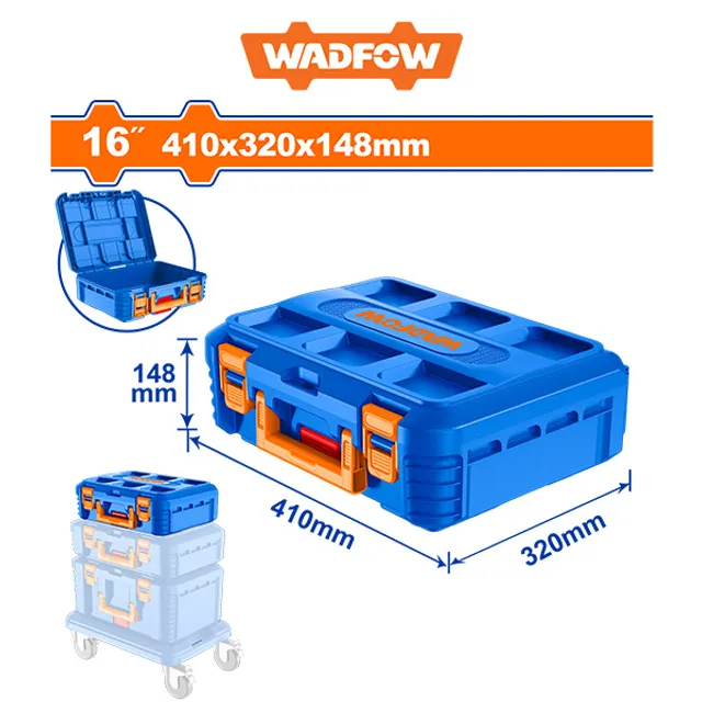 КУТИЈА ЗА АЛАТ STACKABLE 16″ 410mm WADFOW WTB6601