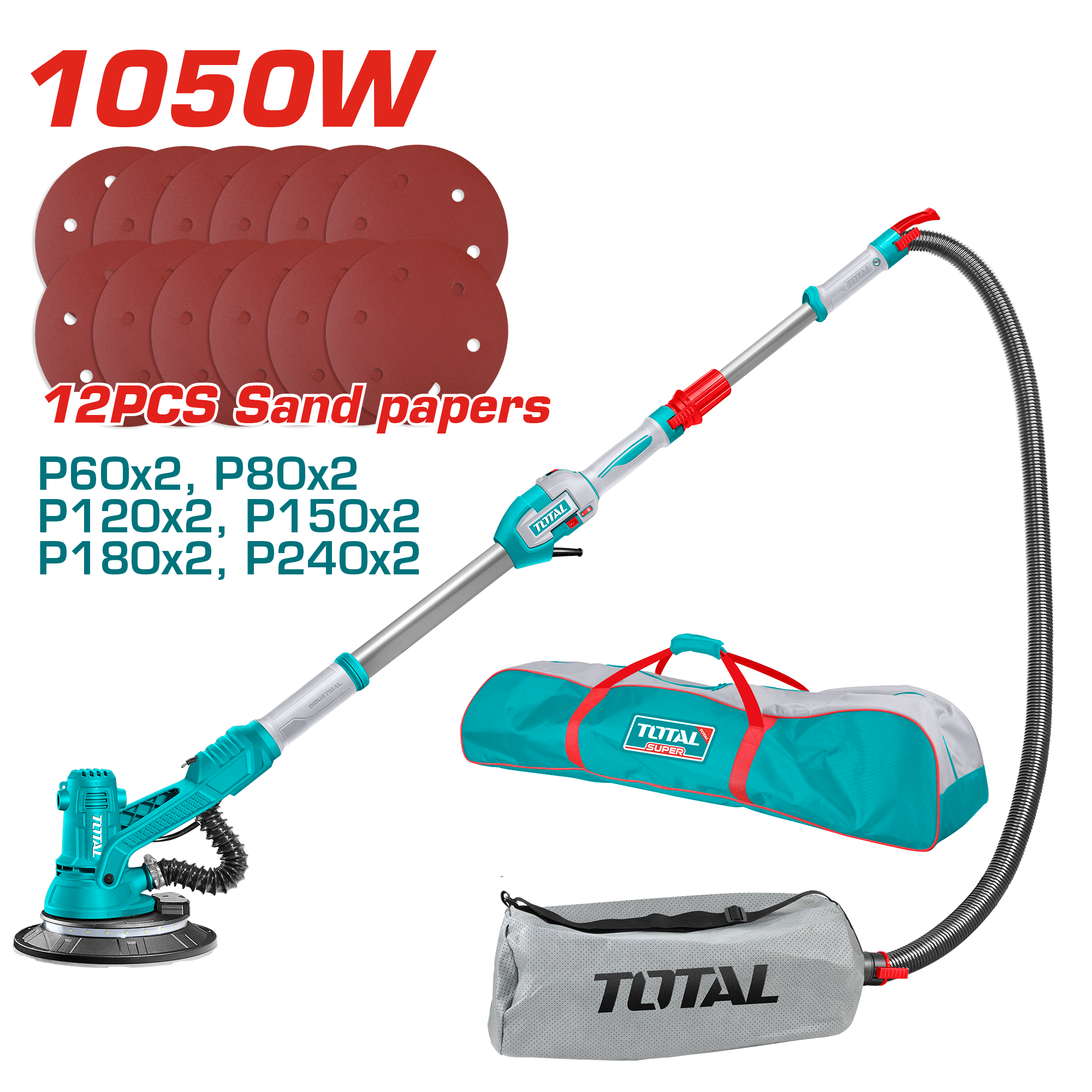 Girafe elektrike 1050W + letkë TOTAL TDWS105016