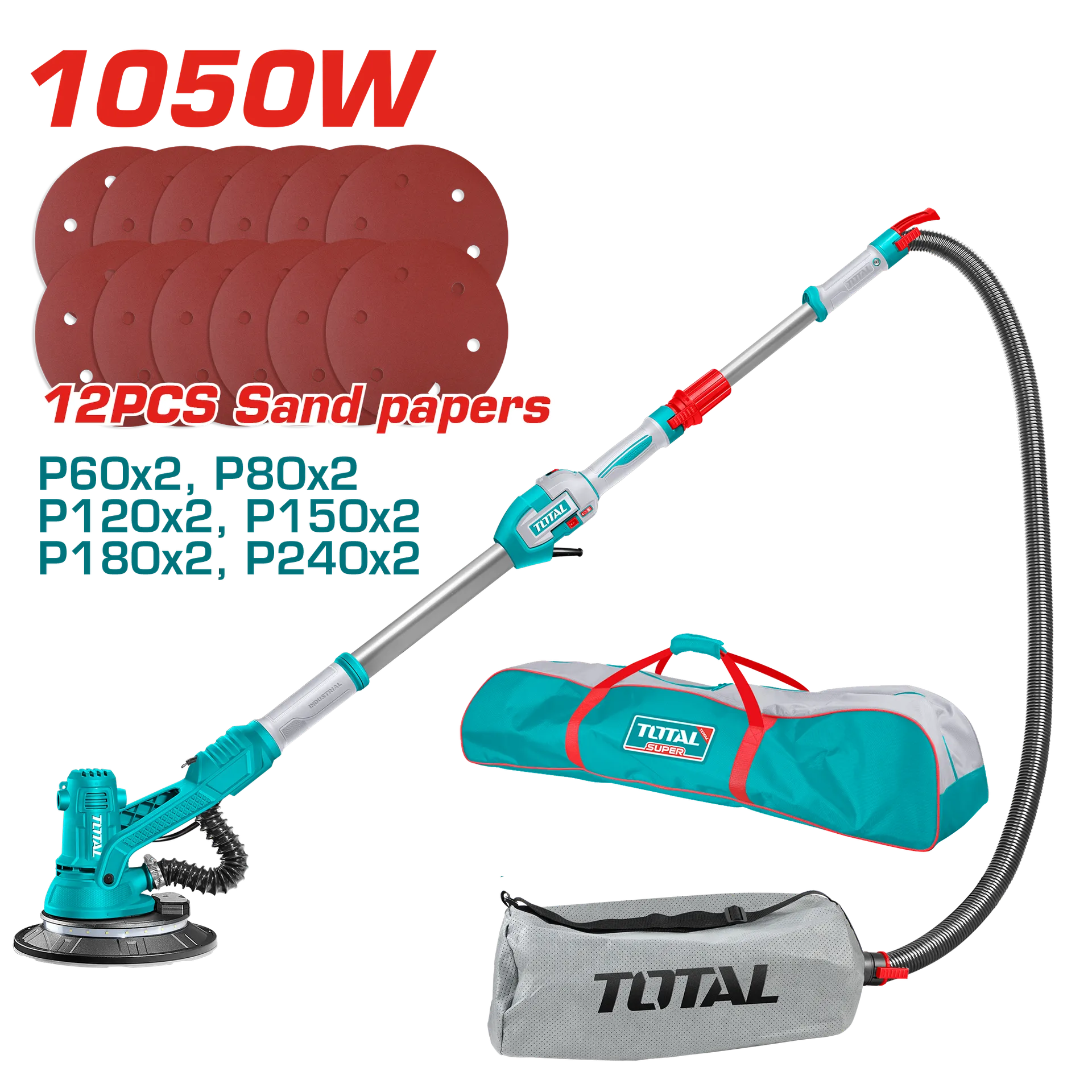 Girafe elektrike 1050W + letkë TOTAL TDWS105016