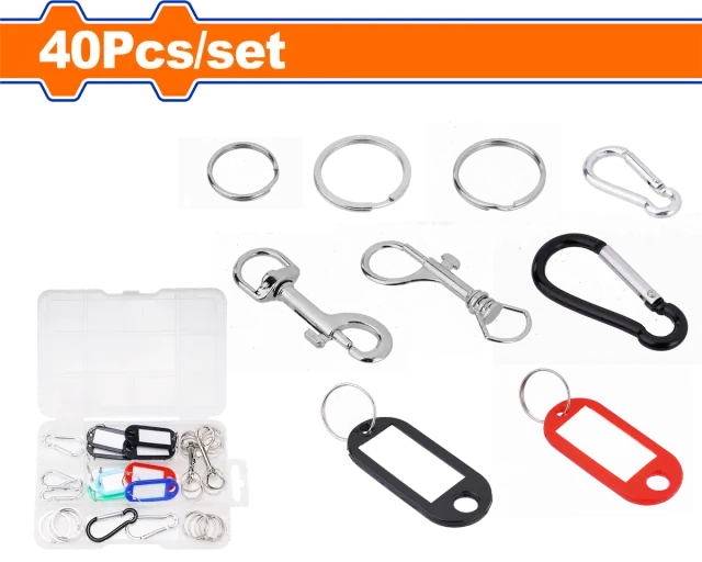 Set me 40 aksesore për çelësa WADFOW WKC1B01