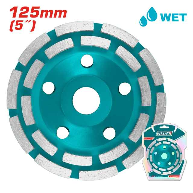 КАМЕН ЗА БРУСЕЊЕ БЕТОН ВОДЕН TOTAL 125mm TAC2421251
