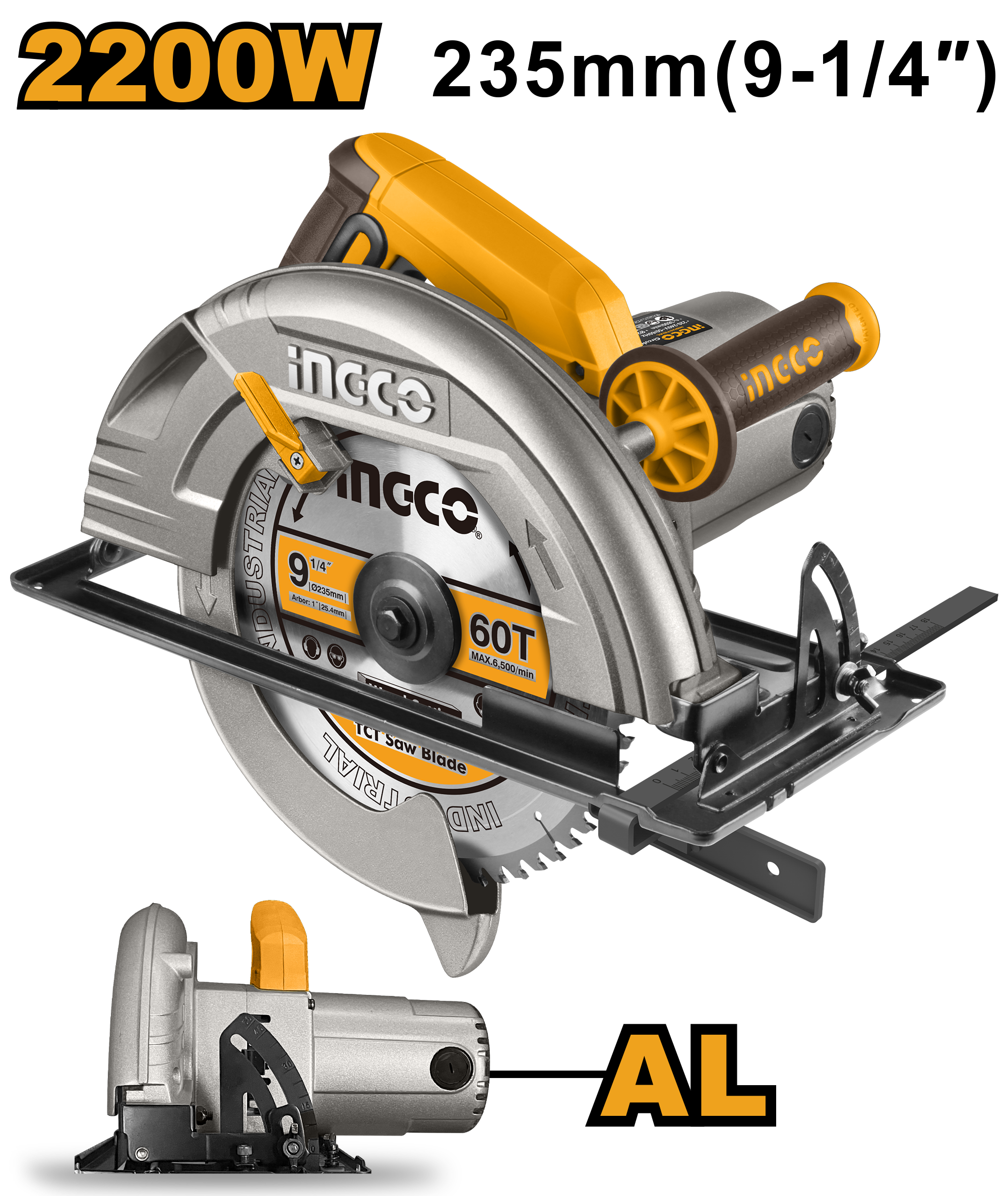 Sharr rrethor manual 2200W F235 INGCO CS2358
